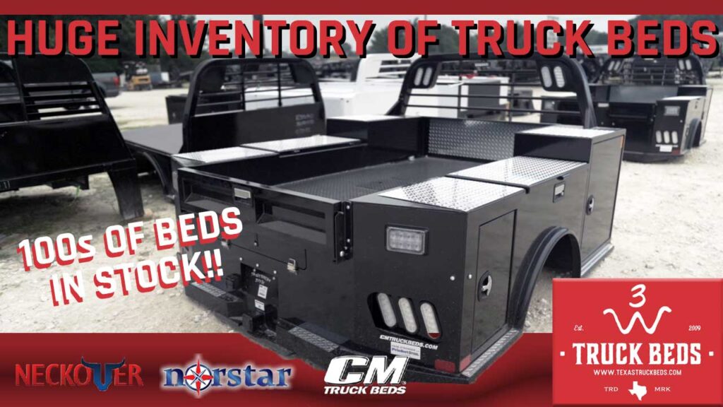 Huge Inventory of CM, Neckover & Norstar Truck Beds (100+ Beds in Stock!)